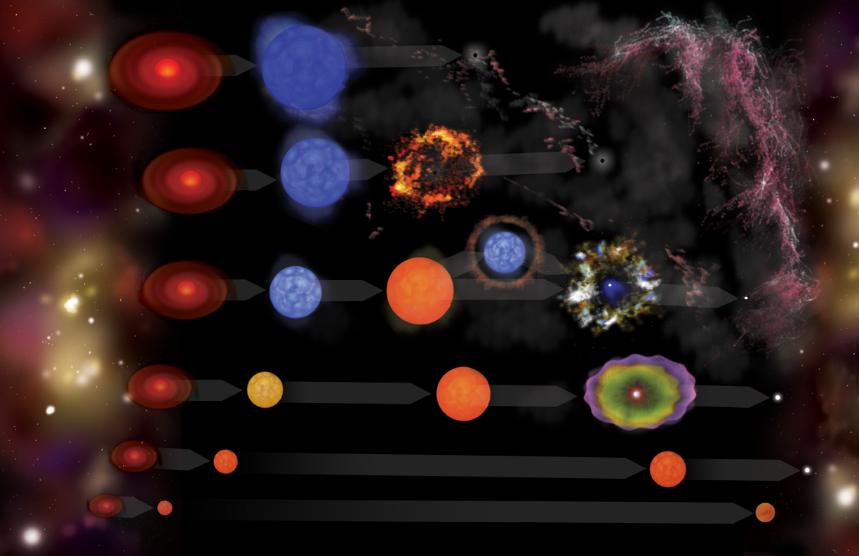 Stellar journey visualization